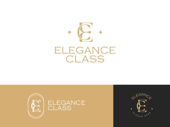 Luxury Letter EC Business Logo Template Evaluation