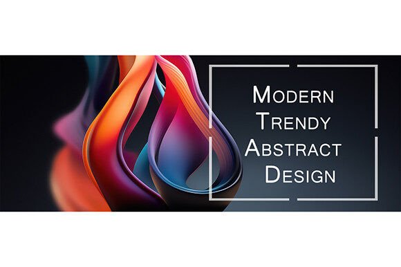 Modern Trendy Abstract Design for Bold Visuals