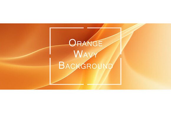 Orange Wavy Background: A Versatile Solution for Dynamic Visual Branding