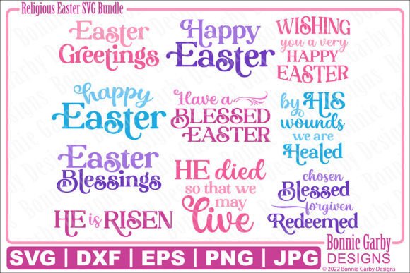 Religious Easter SVG Bundle