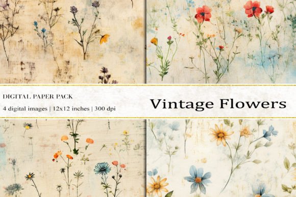 Unlocking Creativity with Vintage Flowers Digital Papers: The Ultimate Guide to AI-Generated Scrapbooking and Design Assets