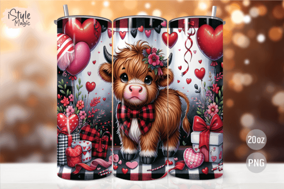 Valentines Highland Cow Tumbler Wrap PNG: A Complete Guide to Digital Sublimation and Craft Applications