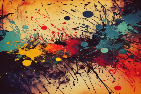 Watercolor Splatter Background: A Strategic Asset for Intentional Design